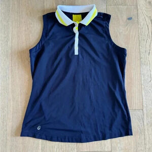 GG blue luxe Sport Sleeveless polo blue Medium